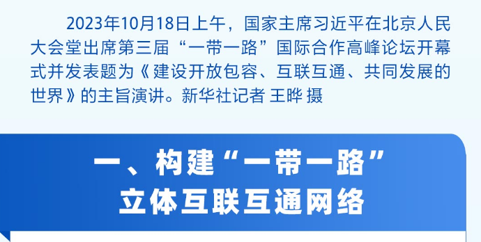 习之丨习近平宣布中国支持高质量共建“一带一路”的八项行动